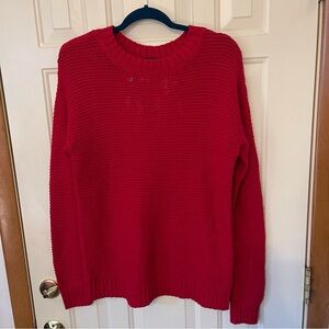 Pendleton Vibrant Red Crew Neck Sweater